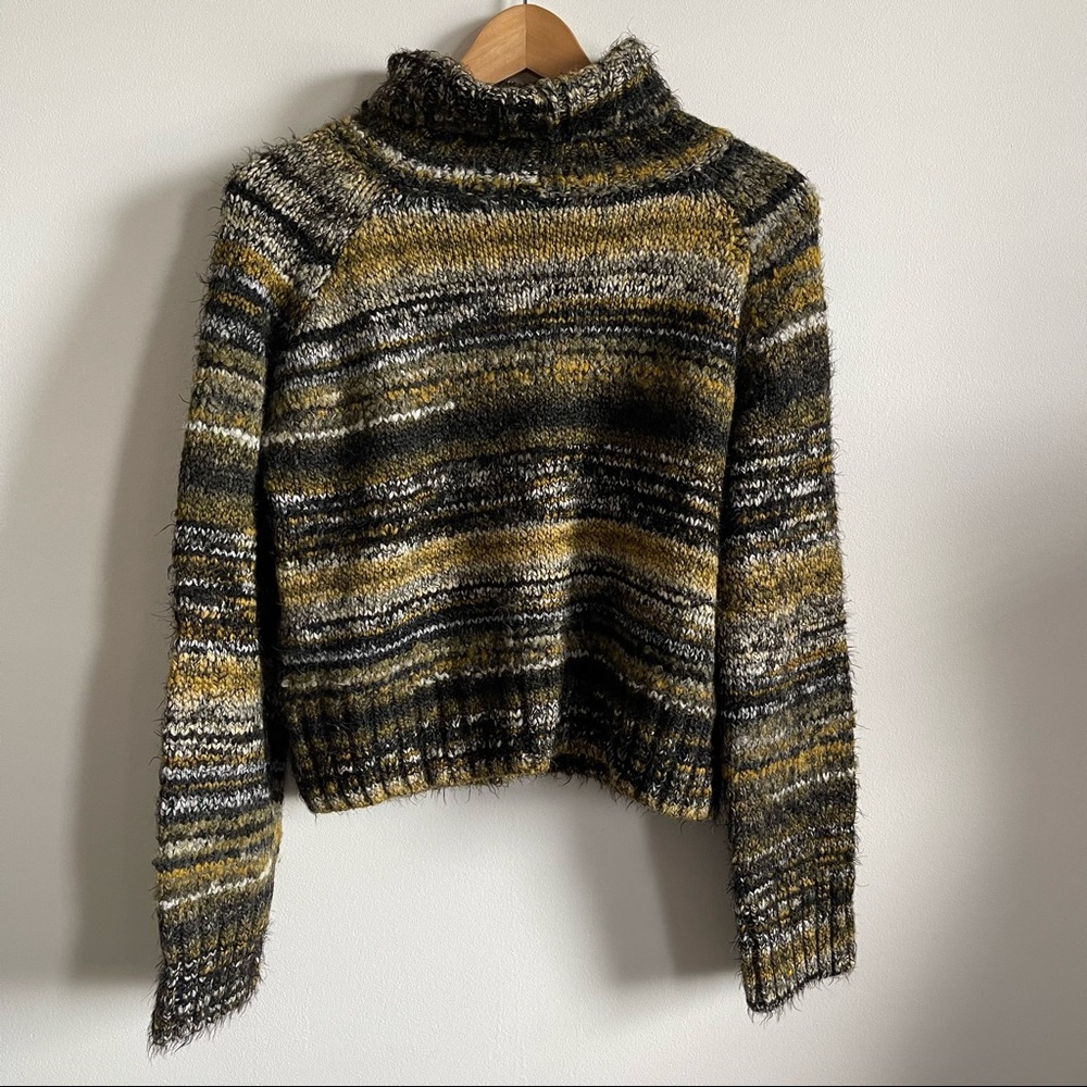 ARITZIA BABATON Titus Knit Sweater Turtleneck Wool Alpaca Blend - Picture 6 of 9